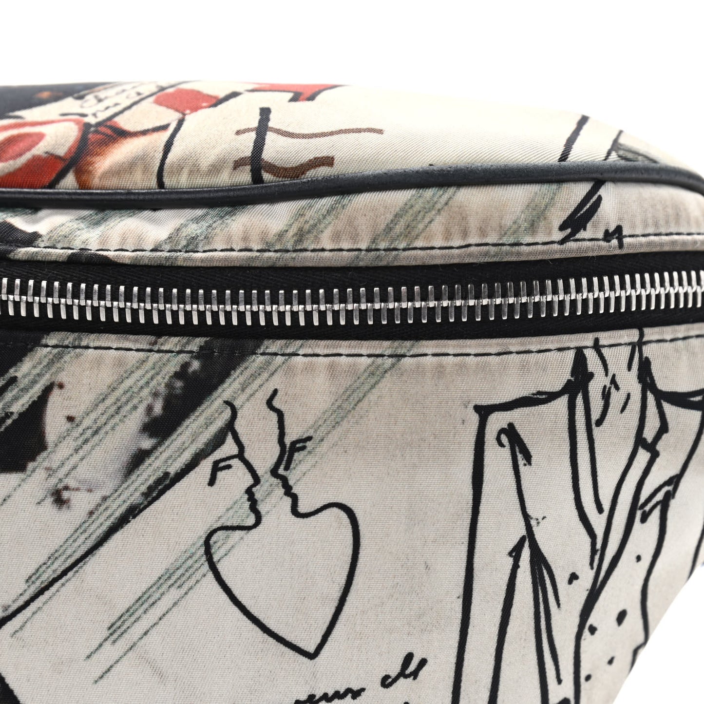 Nylon Karl Kollage Belt Bag Multicolor
