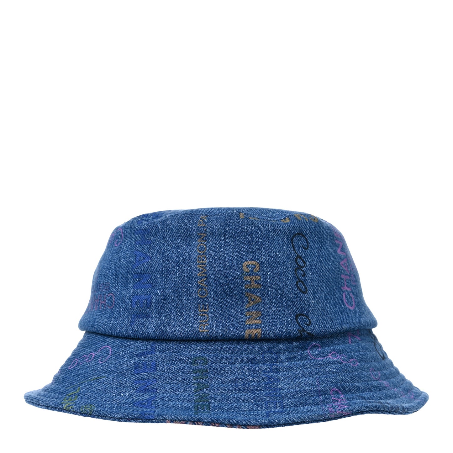Denim Mood Cloche Bucket Hat S Blue