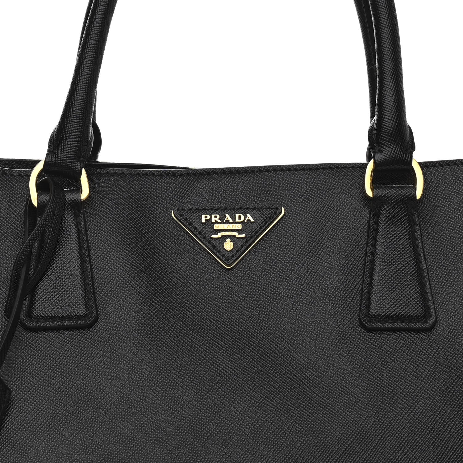 Prada Saffiano Large Galleria Double Zip Tote Black 8 of 10