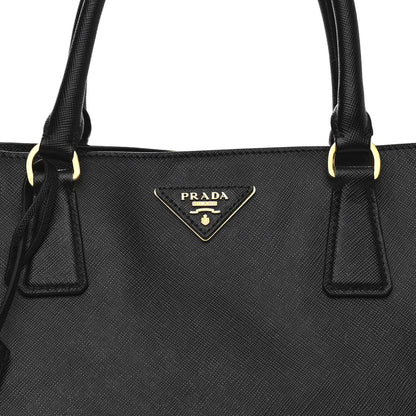 Prada Saffiano Large Galleria Double Zip Tote Black 8 of 10