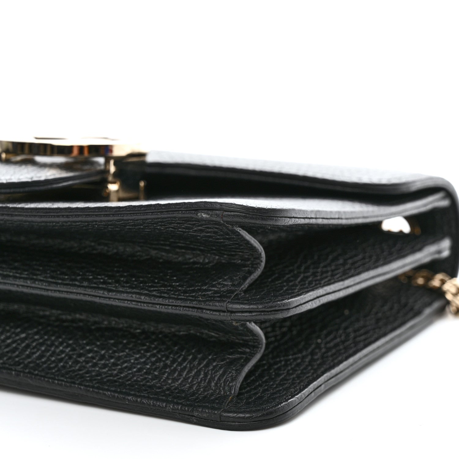 Gucci Dollar Calfskin Small Interlocking G Shoulder Bag Black 11 of 11