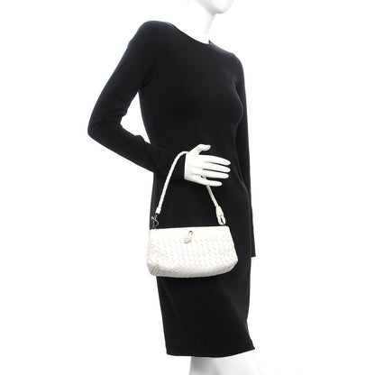 Bottega Veneta Nappa Intrecciato Mini Shoulder Bag White 2 of 19