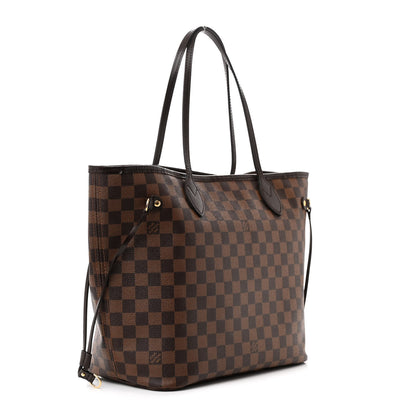 Louis Vuitton Damier Ebene Neo Neverfull MM Rose Ballerine 3 of 14