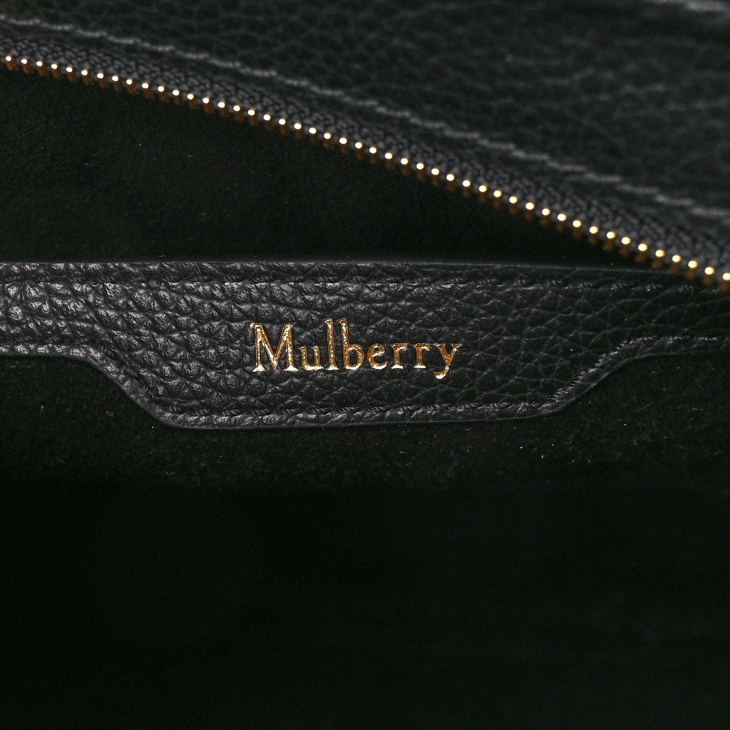 Mulberry Small Classic Grain Mini Zipped Bayswater Black 5 of 9