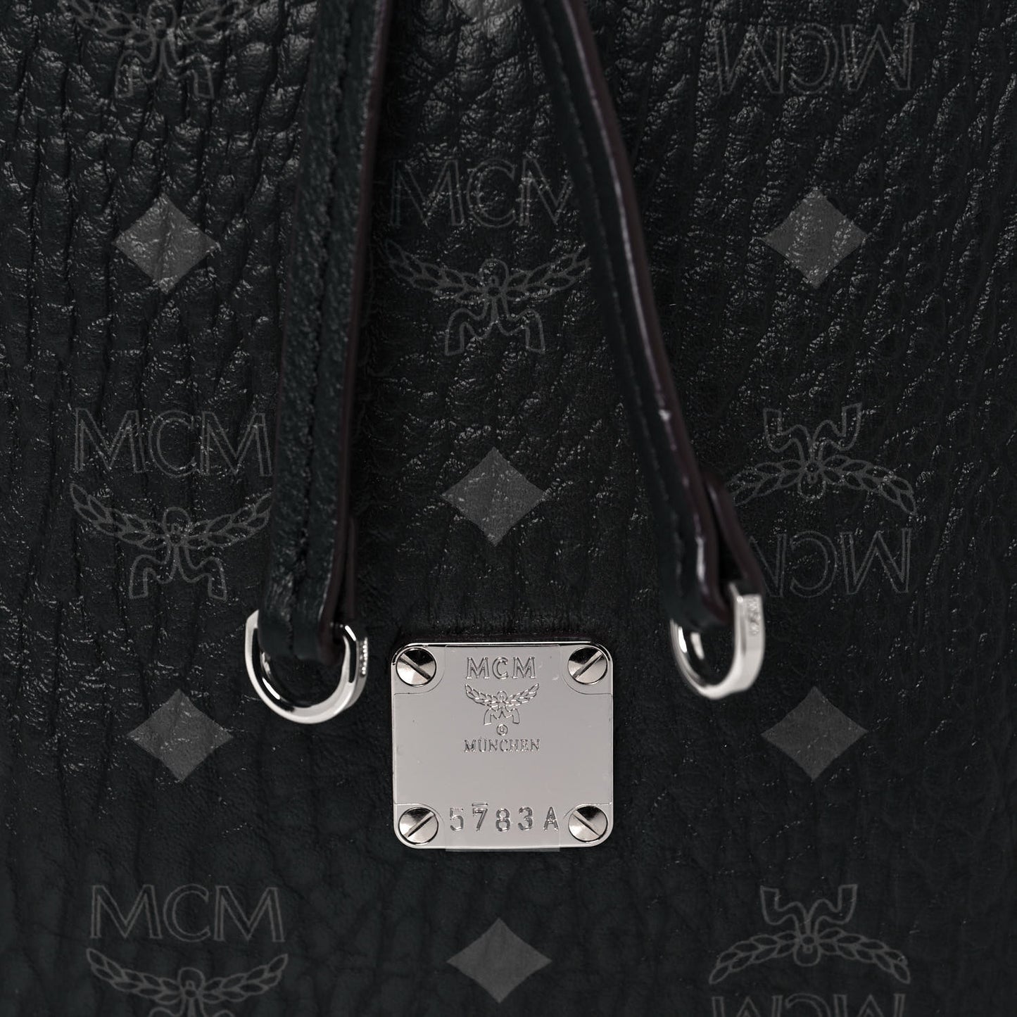 Visetos Small Essential Drawstring Bucket Bag Black