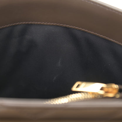 Saint Laurent Calfskin Y Quilted Monogram Small Loulou Chain Satchel Taupe 15 of 15