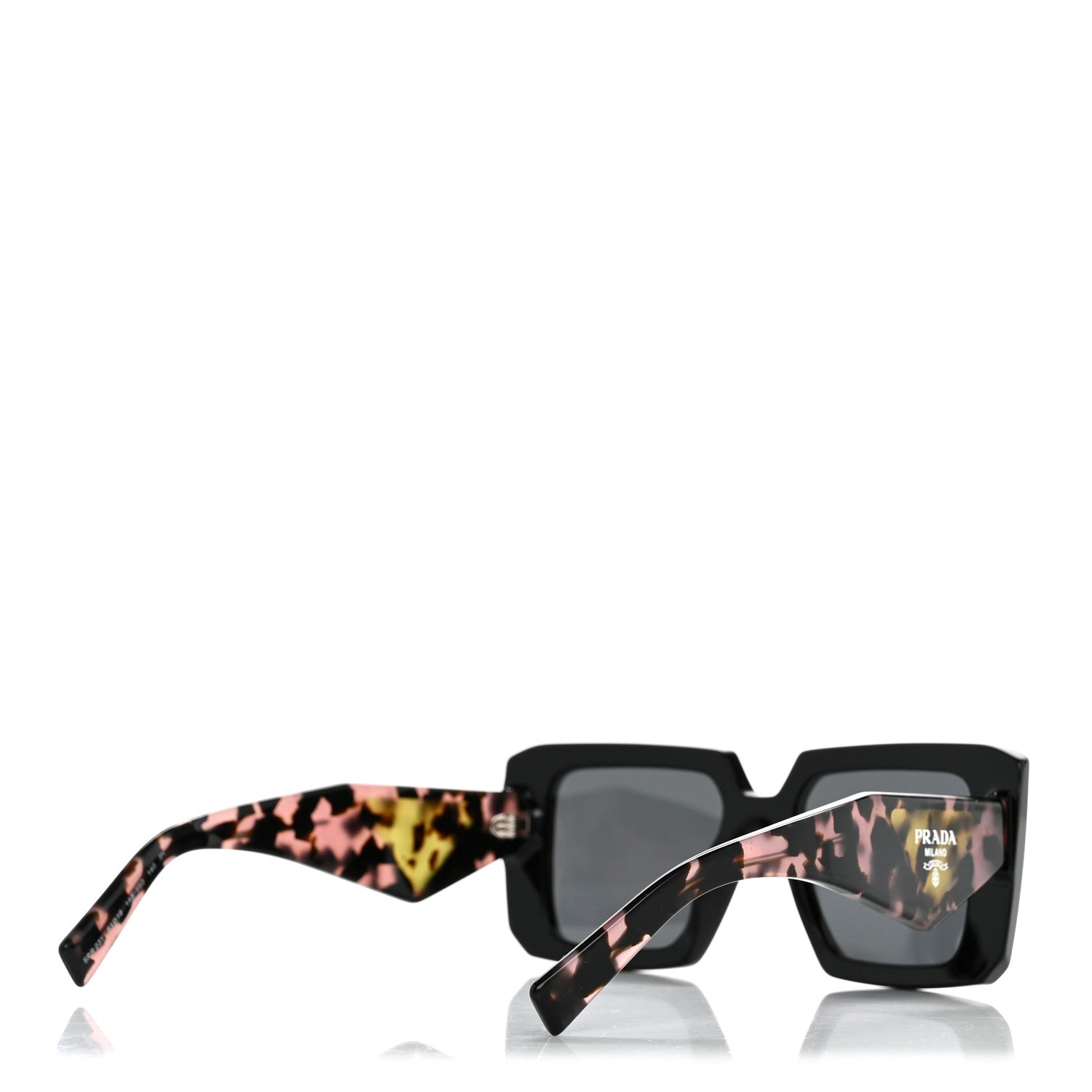 Prada Acetate Symbole Sunglasses SPR 23Y Slate Grey 4 of 9