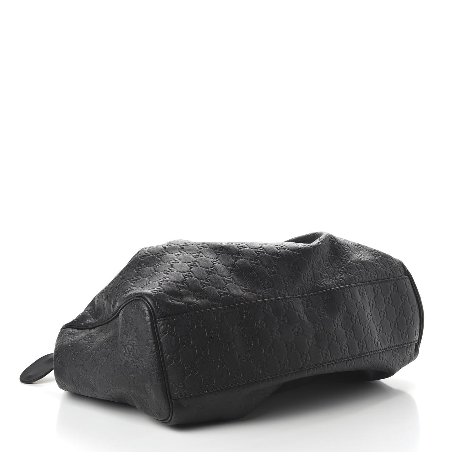 Guccissima Vitello Tender Large Sukey Tote Black