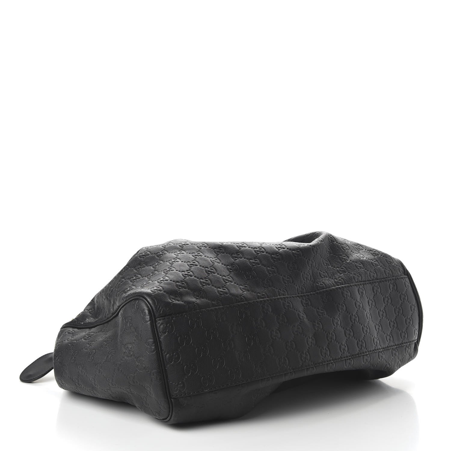 Gucci Guccissima Vitello Tender Large Sukey Tote Black 4 of 10