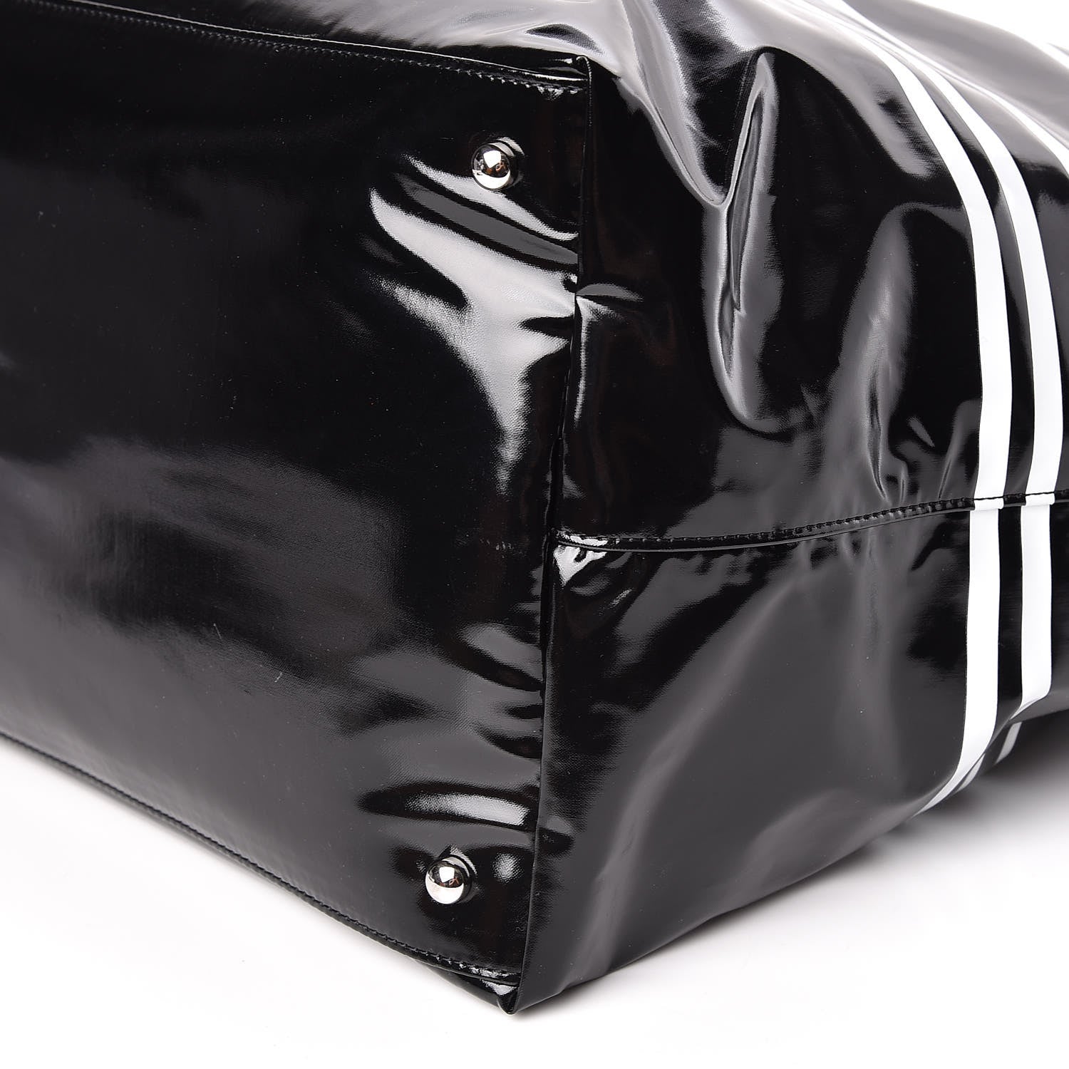 Chanel Vinyl Large La Pausa Bay Shopping Bag Black 10 of 10