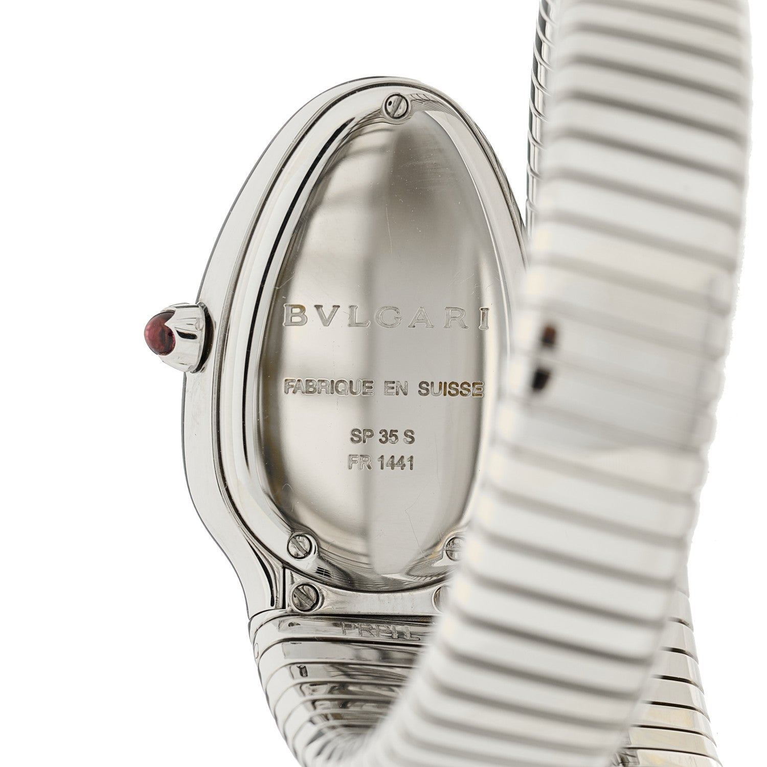 Bulgari Stainless Steel 35mm Serpenti Tubogas Quartz Watch 4 of 4