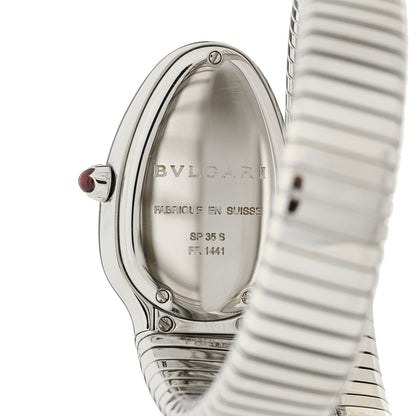 Bulgari Stainless Steel 35mm Serpenti Tubogas Quartz Watch 4 of 4