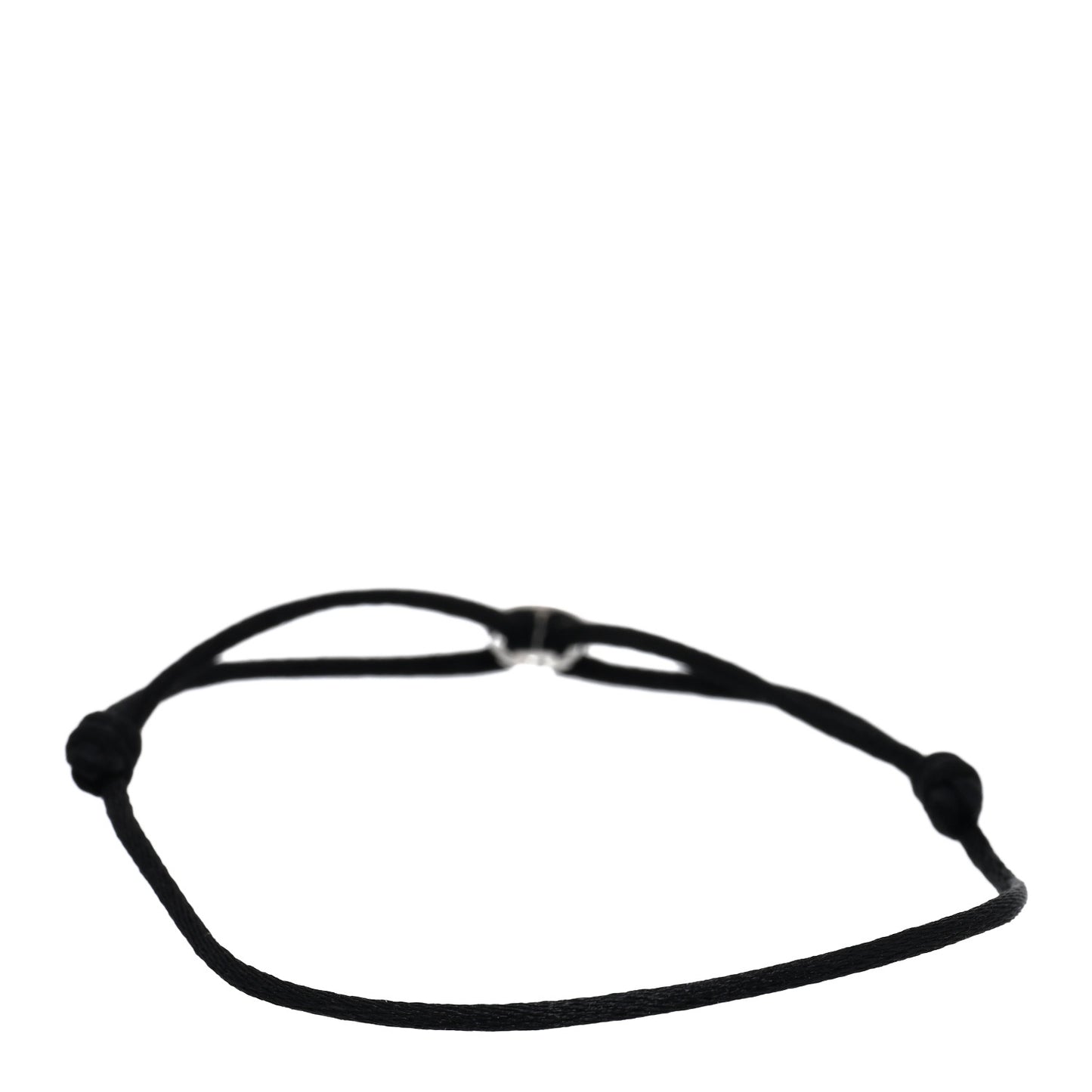 X UNICEF Sterling Silver Lockit Bracelet Black