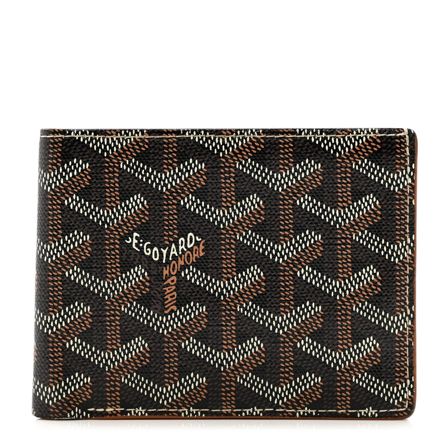 Goyardine Bi-Fold Victoire PM Wallet Black