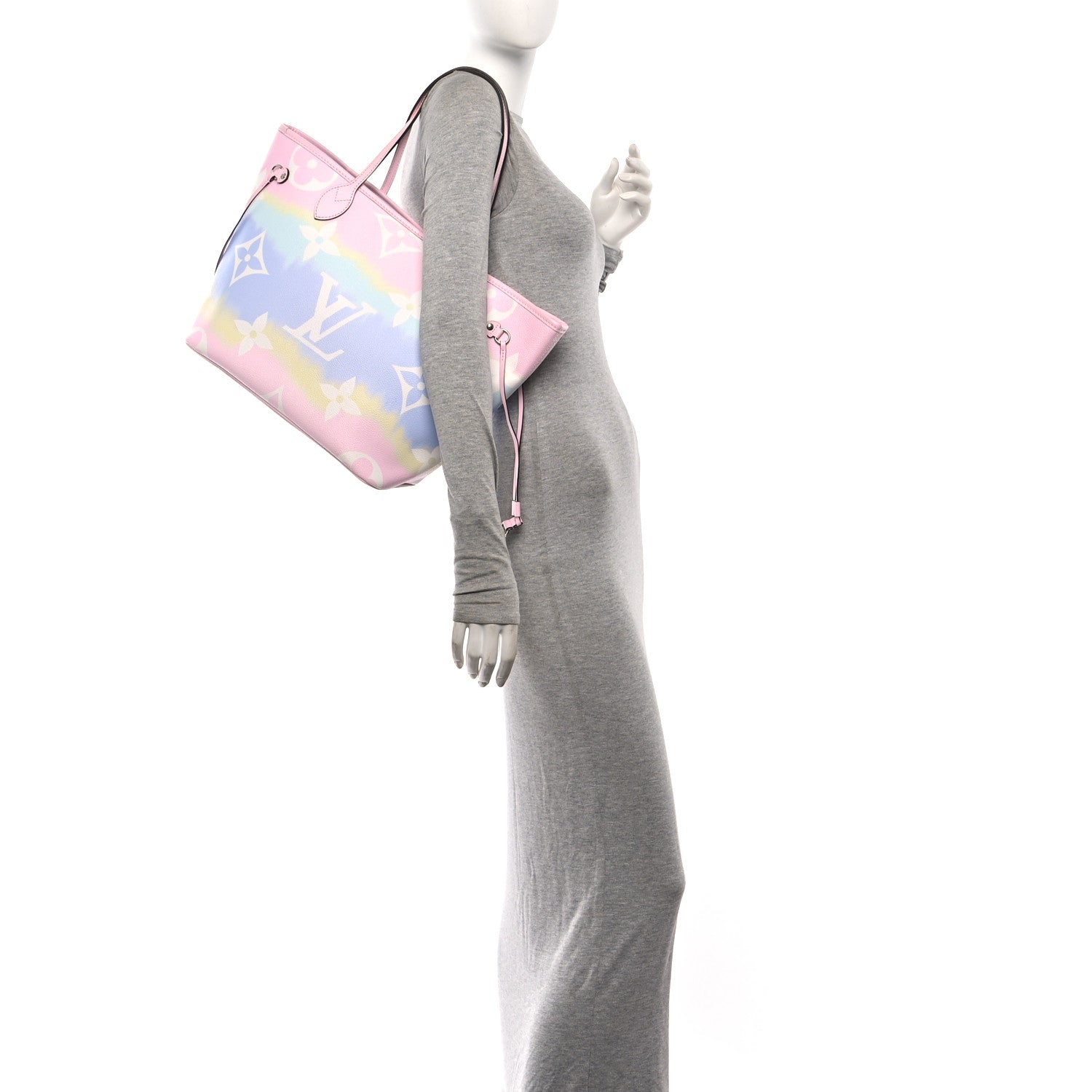 Louis Vuitton Monogram Escale Neverfull MM Pastel 2 of 10