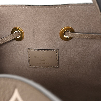 Louis Vuitton Empreinte Monogram Giant Neonoe MM Tourterelle Creme 6 of 9