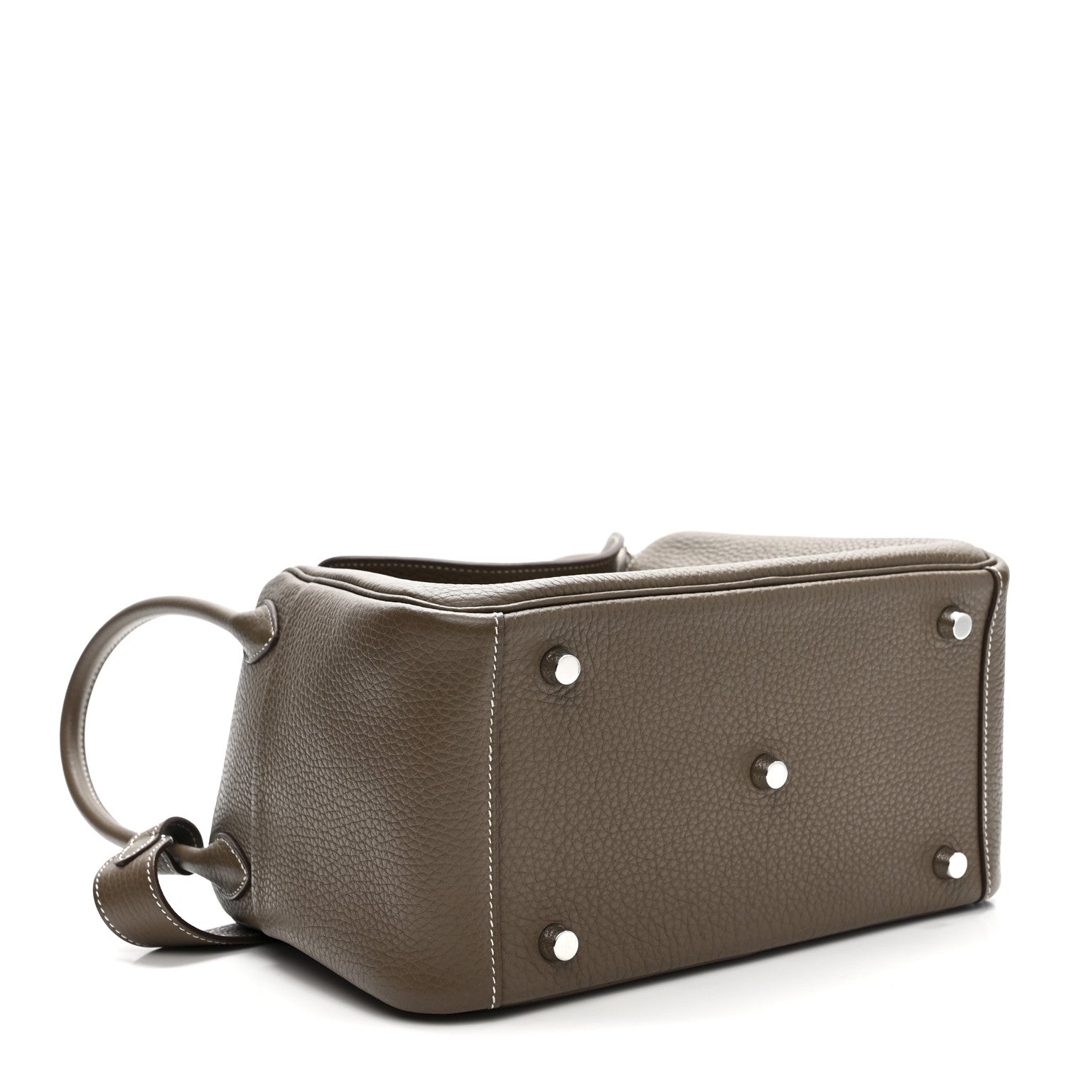 Hermes Taurillon Clemence Lindy 26 Etoupe 4 of 11