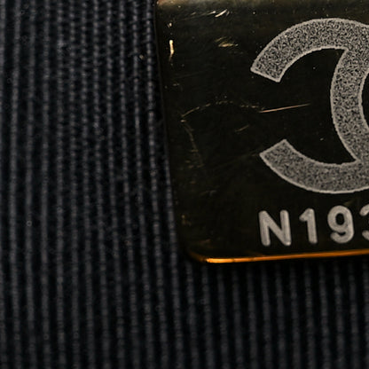 Chanel Wool Quilted Medium Chanel 19 Flap Black Grey 7 of 10
