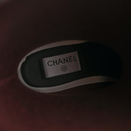 Chanel Caoutchouk CC High Boots 38 Black 7 of 8