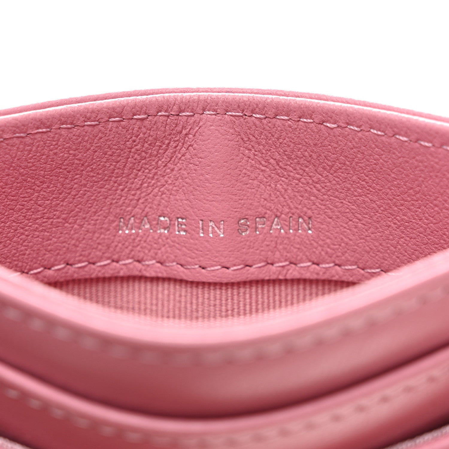 Chanel Lambskin Quilted Crystal Star Card Holder Pink 7 of 7