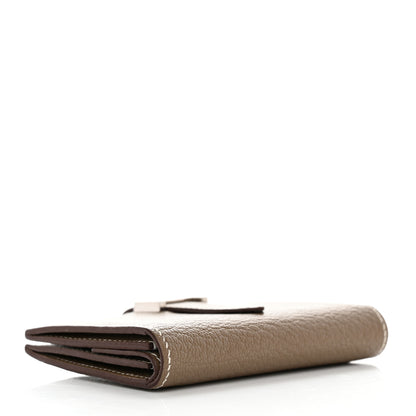 Hermes Chevre Mysore Mini Bearn Wallet Etoupe 4 of 10