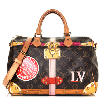 Louis Vuitton Monogram Summer Trunks Speedy Bandouliere 30 1 of 4