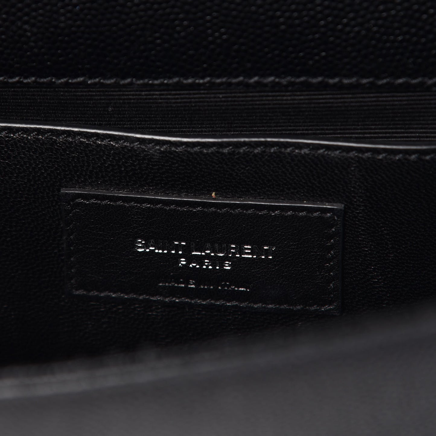 Grain De Poudre Classic Monogram Kate Clutch Black