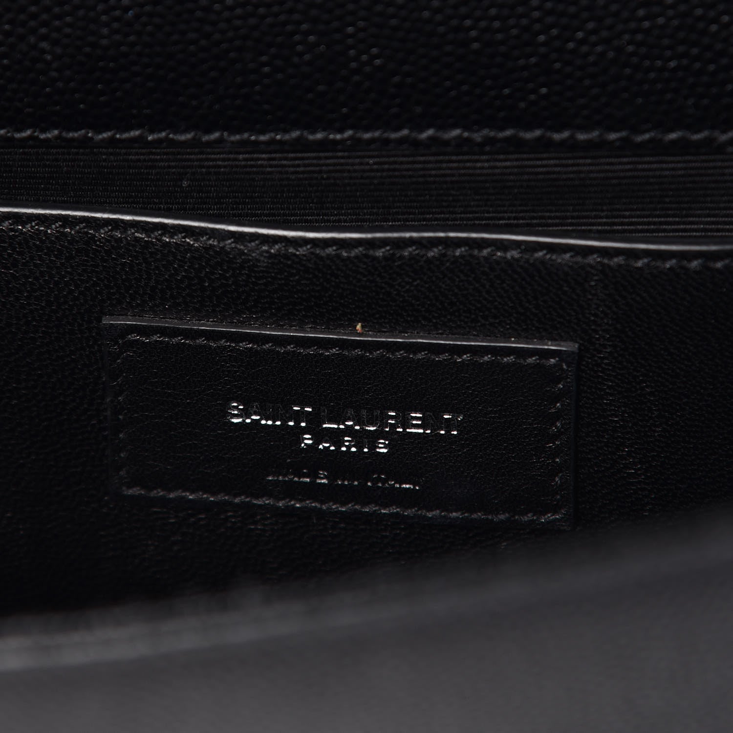 Saint Laurent Grain De Poudre Classic Monogram Kate Clutch Black 7 of 9