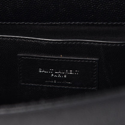 Saint Laurent Grain De Poudre Classic Monogram Kate Clutch Black 7 of 9