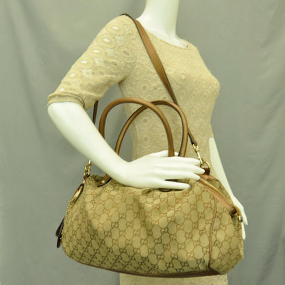 Gucci Monogram Medium Sukey Boston 2 of 12