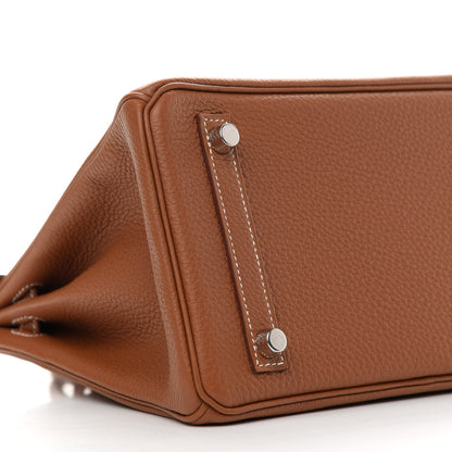 Hermes Togo Birkin 25 Gold 9 of 11