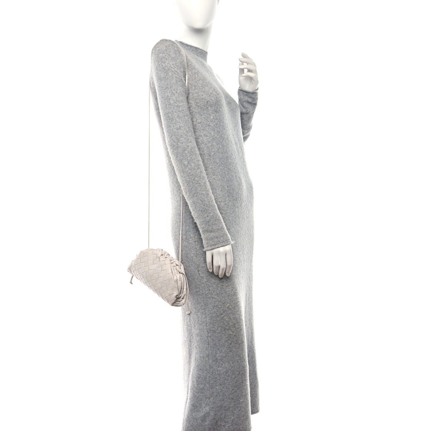 Nappa Intrecciato The Mini Pouch Chalk