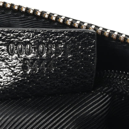 Gucci Monogram Boston Bag Black 7 of 10