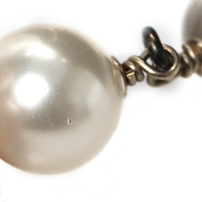 Chanel Pearl Baguette Crystal Beaded CC Long Necklace Gold Multicolor 5 of 5