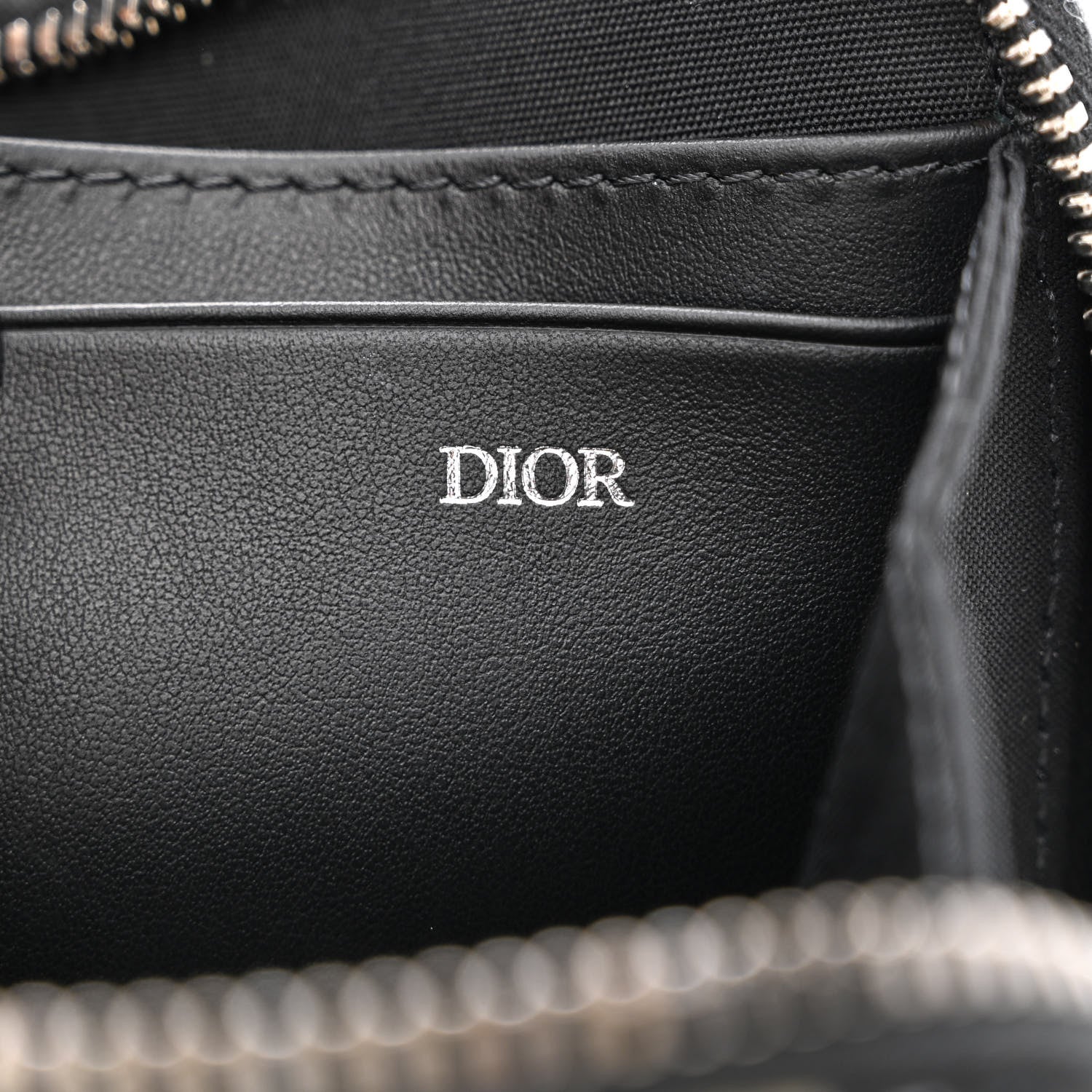 Christian Dior Oblique Pouch Navy Blue 7 of 13