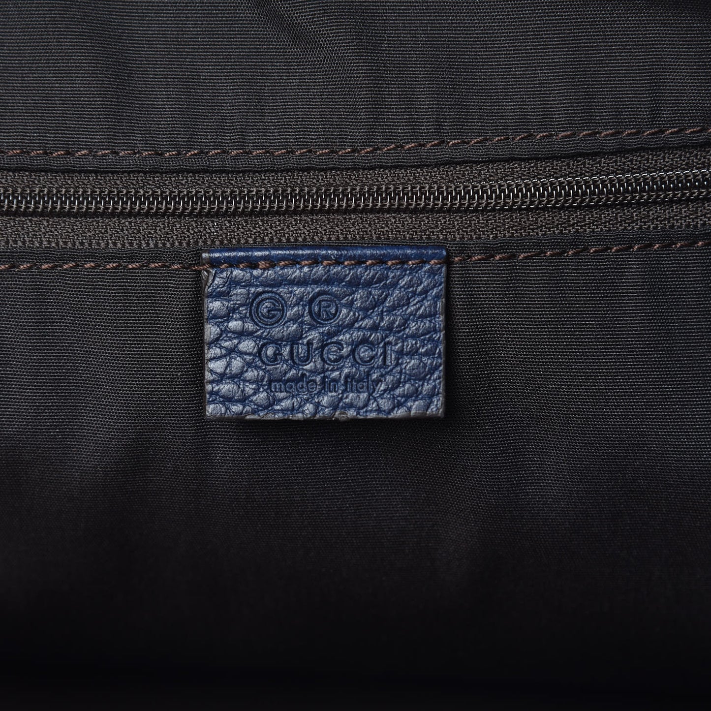 Crystal Monogram Messenger Bag Navy