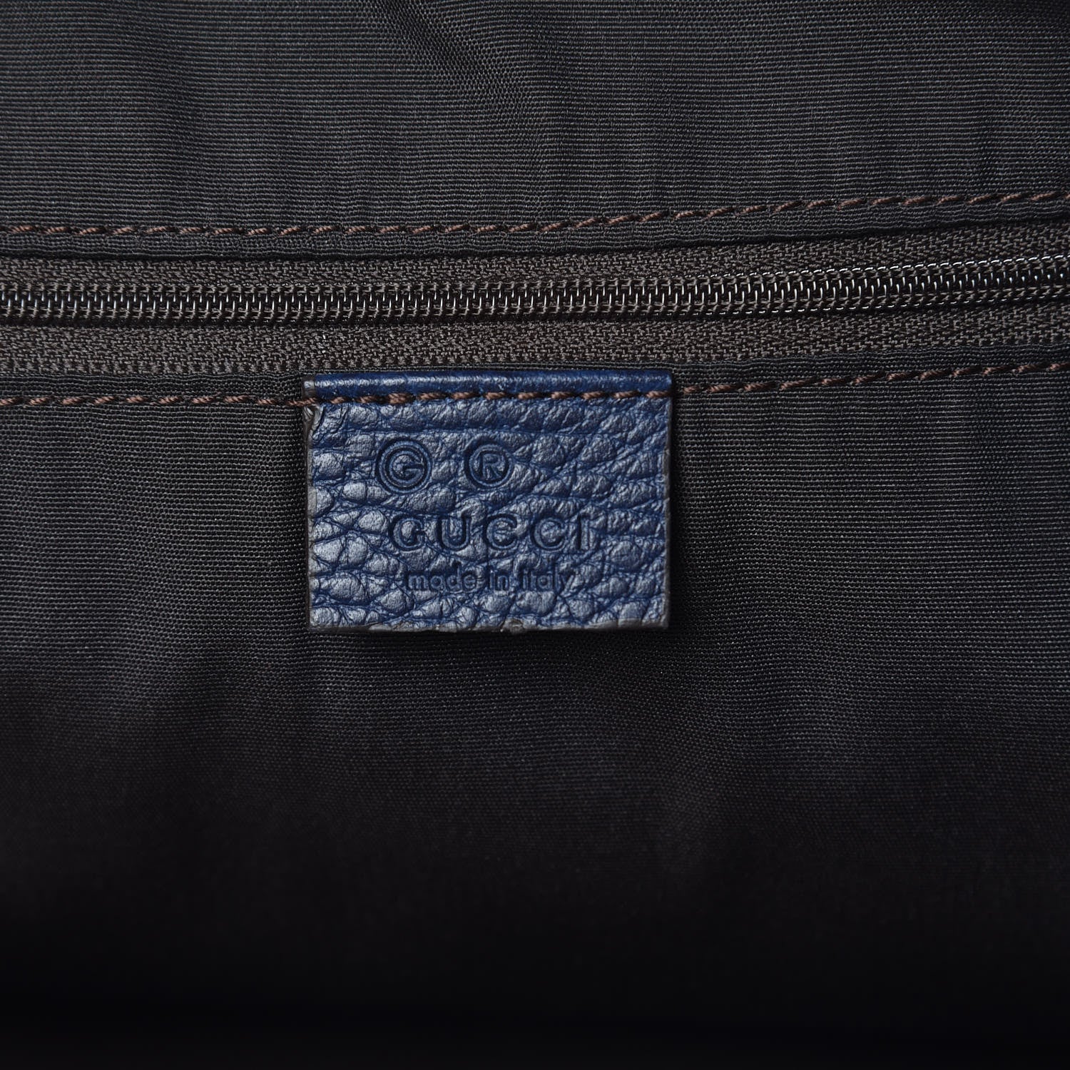 Gucci Crystal Monogram Messenger Bag Navy 6 of 10
