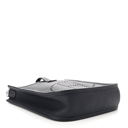 Hermes Taurillon Clemence Evelyne TPM Bleu Obscur 4 of 11