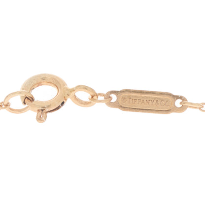 Tiffany 18K Rose Gold 3 Charm Pendant Necklace 4 of 6