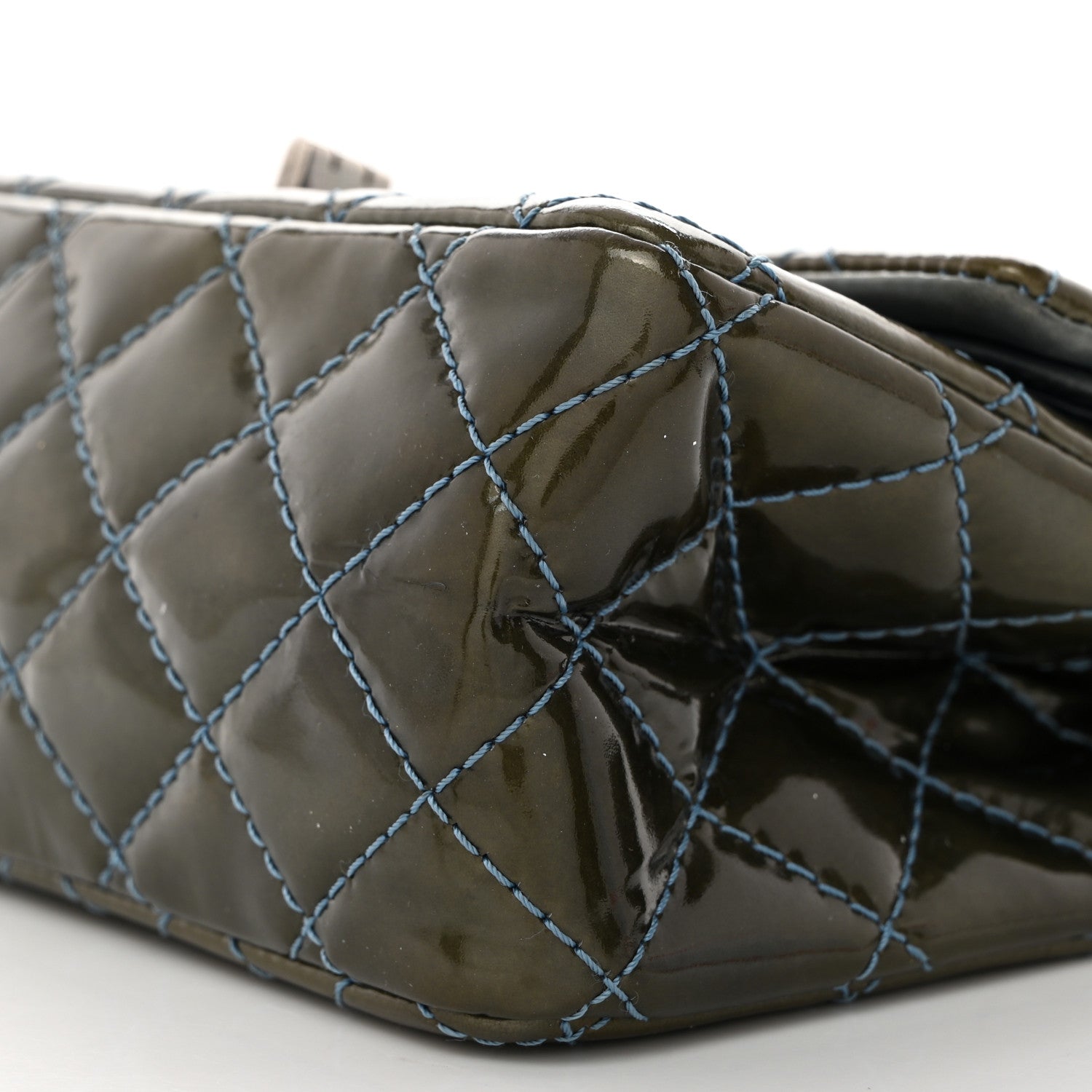 Chanel Patent 2.55 Reissue Flap 224 Blue 10 of 10