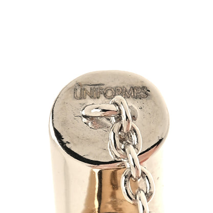 Louis Vuitton Essential V Necklace Silver Gold 5 of 5