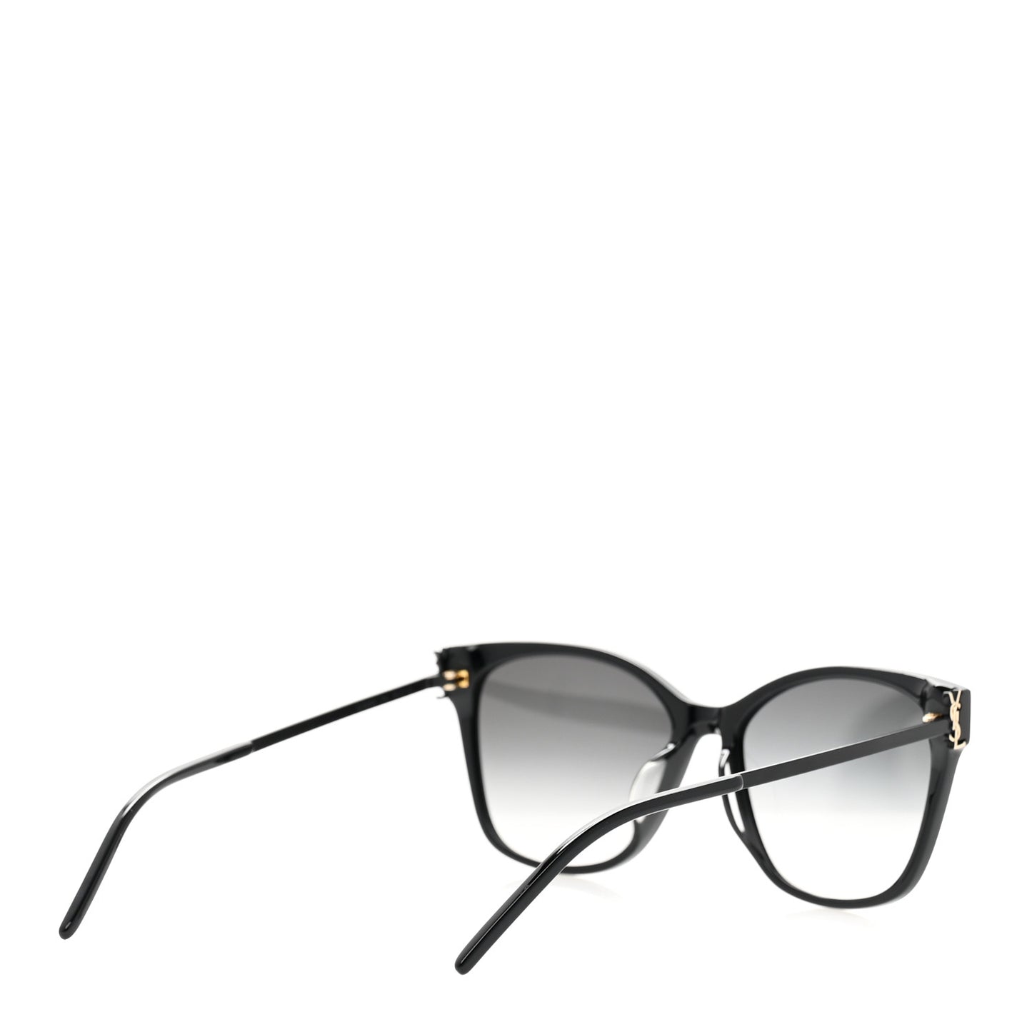 Acetate Rectangular SLM48SK Sunglasses Black