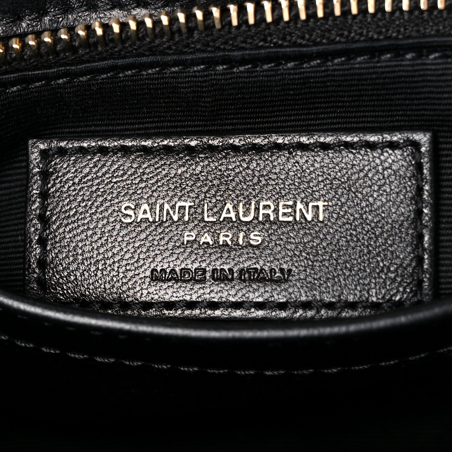 Saint Laurent Calfskin Y Quilted Monogram Toy Loulou Crossbody Bag Black 7 of 12