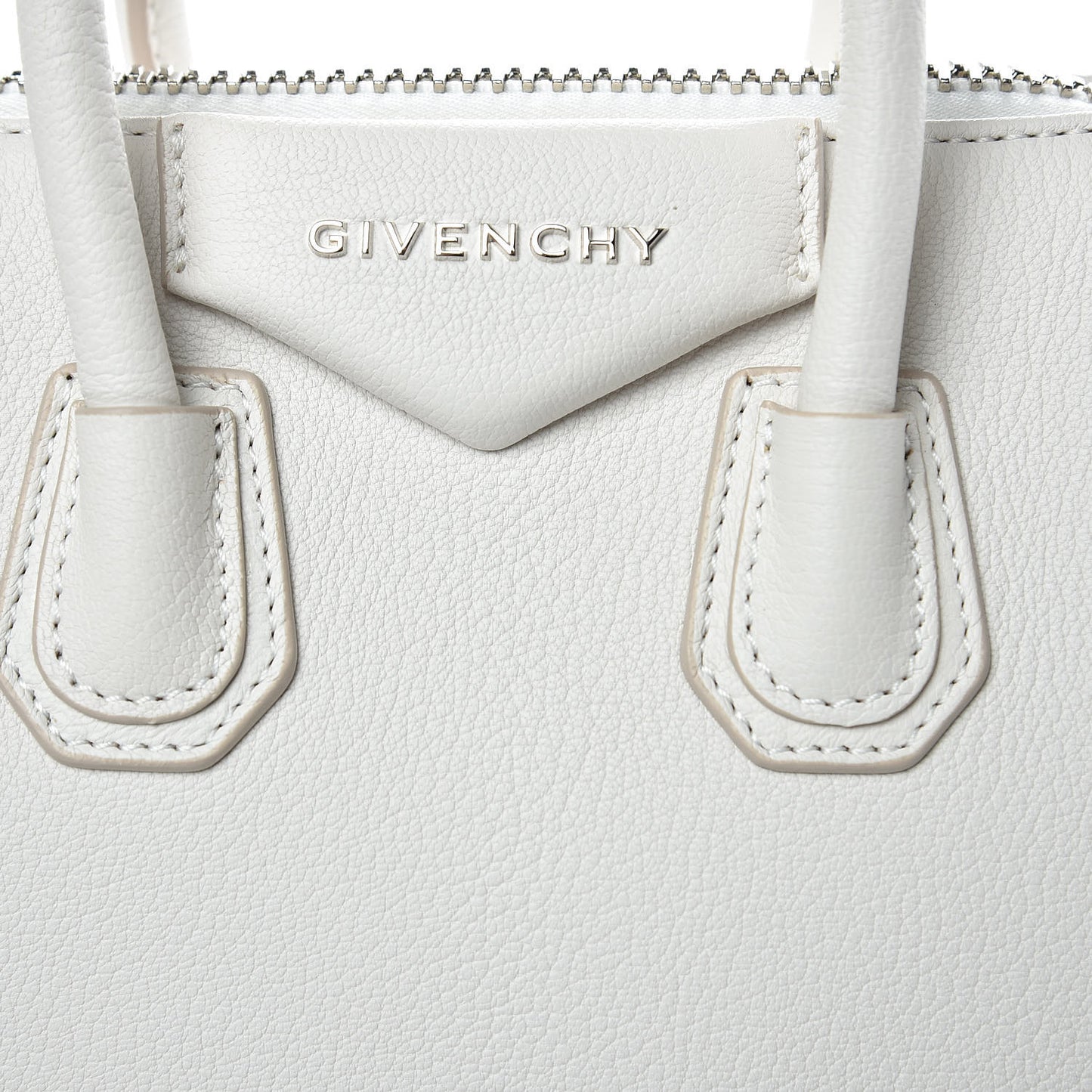 Sugar Goatskin Mini Antigona White