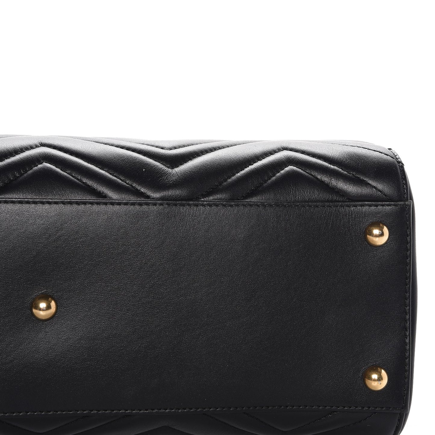 Calfskin Matelasse Medium GG Marmont Tote Black