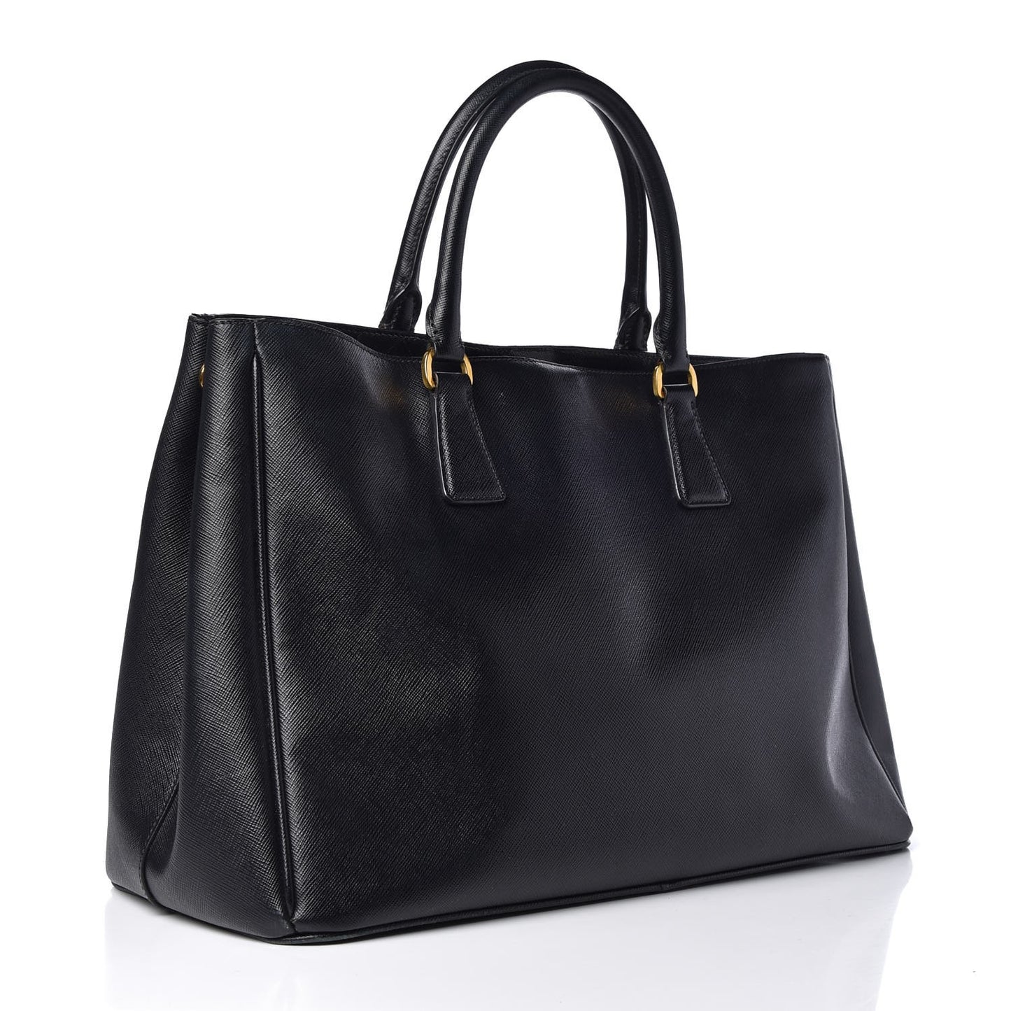 Saffiano Lux Large Tote Black