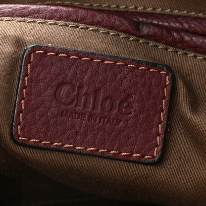 Chloe Calfskin Medium Marcie Satchel Wild Purple 6 of 10