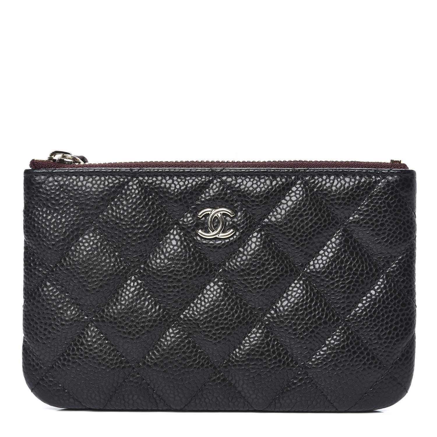 Chanel Caviar Quilted Small Cosmetic Case Black 1 of 8