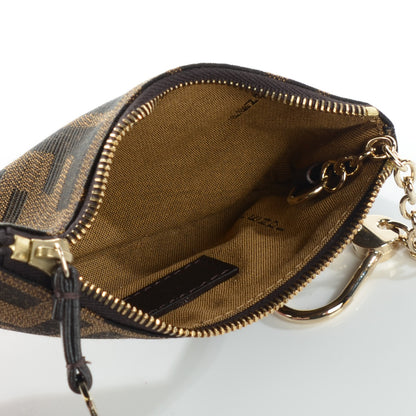 Fendi Zucca Coin Pouch Key Case Tobacco 5 of 7