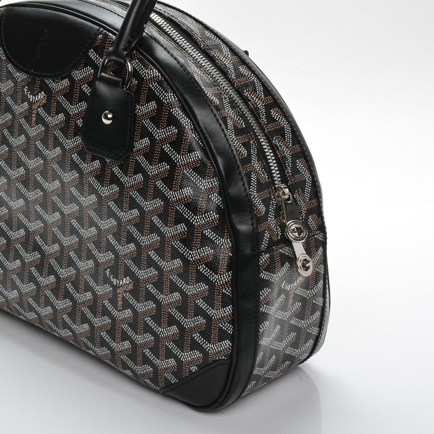 Goyardine Saint Jeanne MM Bowler Black